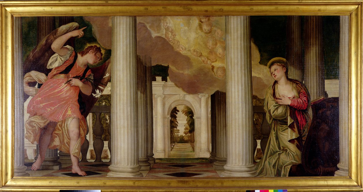 Anunciation, n. 1551-1553 tekijältä Paolo Veronese