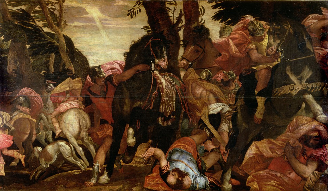 Saulin kääntymys, s. 1580 tekijältä Paolo Veronese