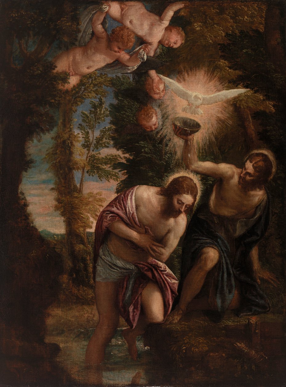 Kristuksen kaste tekijältä Veronese (Paolo Caliari)