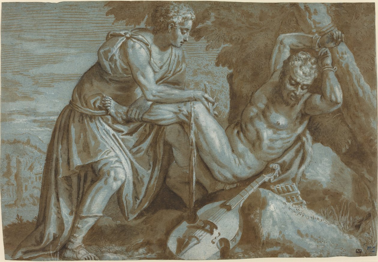 Apollo ja Marsyas tekijältä Veronese