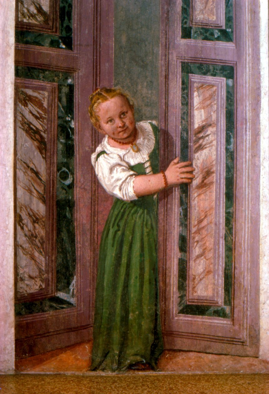 Lapsi ovella, Sala a Crocierasta, n. 1561 tekijältä Veronese