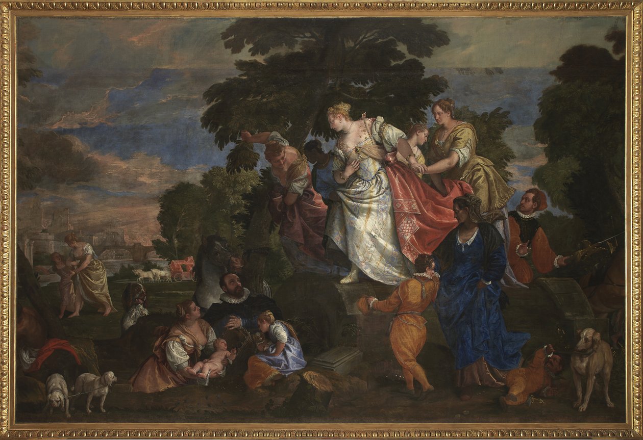 Mooses pelastui vesistä, 1582-83 tekijältä Veronese