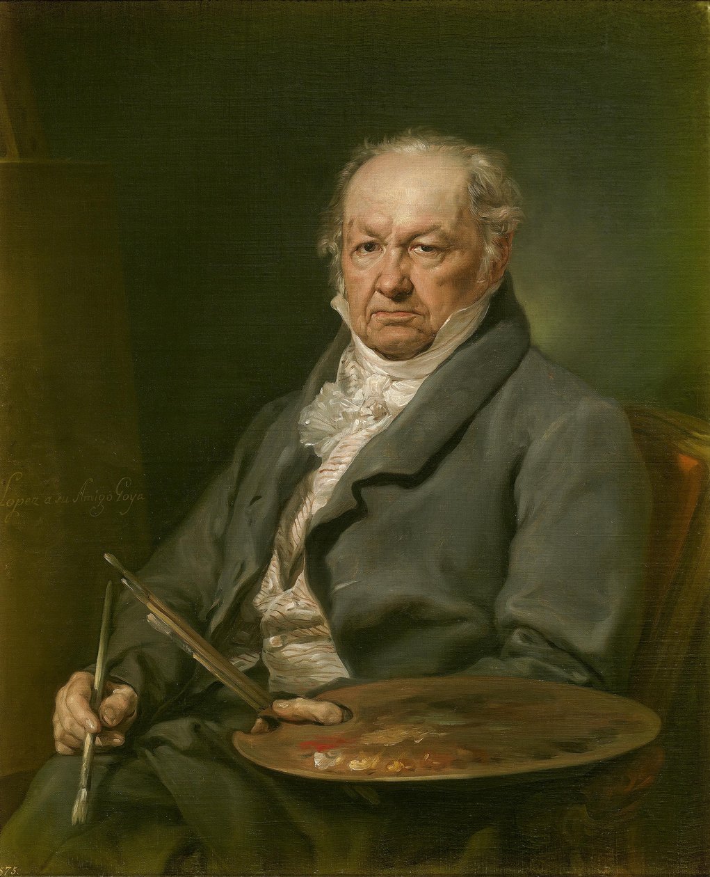 Francisco de Goya ja Lucientes tekijältä Vicente Lopez y Portana