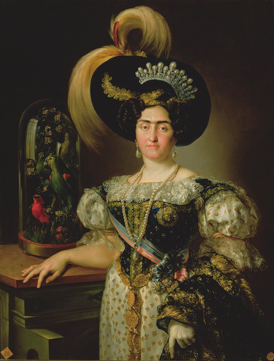 Maria Francisca de Braganca ja Bourbon tekijältä Vicente Lopez y Portana