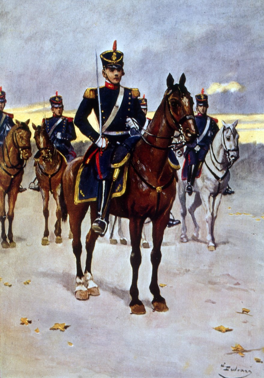 Argentiinan armeijan ratsukranaatteri upseeri tekijältä Vicente Blasco Ibanez