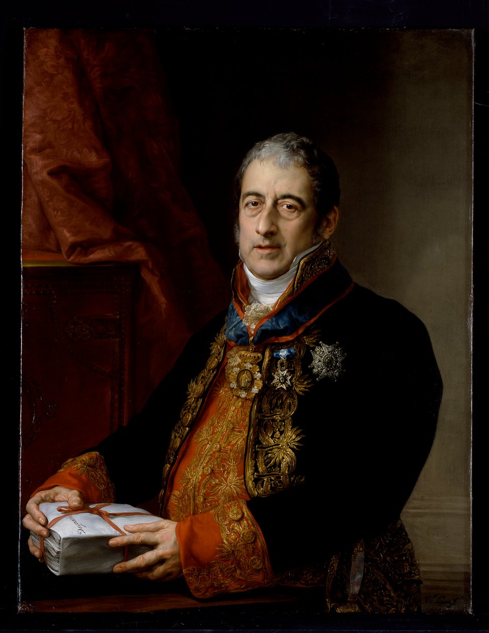 Juan Miguel de Grigalban muotokuva, n. 1835 (öljy kankaalle) tekijältä Vicente Lopez y Portana
