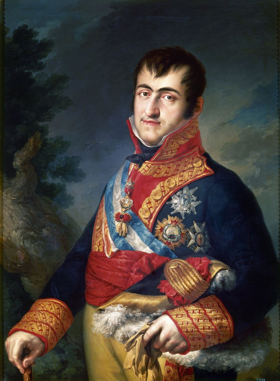 Espanjan kuninkaan Ferdinand VII:n muotokuva, 1814-1815 tekijältä Vicente Lopez y Portana
