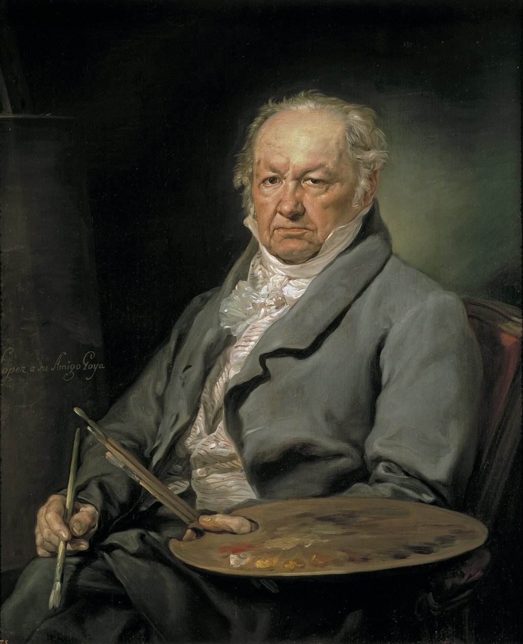 Taidemaalari Francisco de Goyan muotokuva 1746-1828, 1826 tekijältä Vicente Lopez y Portana
