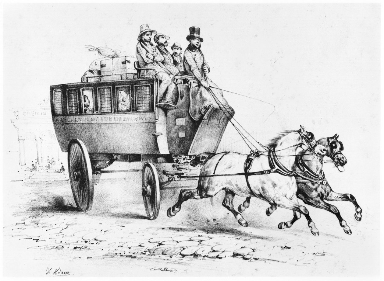 Stagecoach, 1800-luvun puoliväli tekijältä Victor Adam