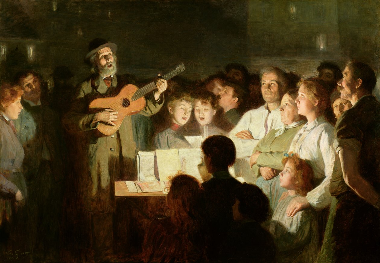 Laulun myyjä, 1903 tekijältä Victor Gabriel Gilbert