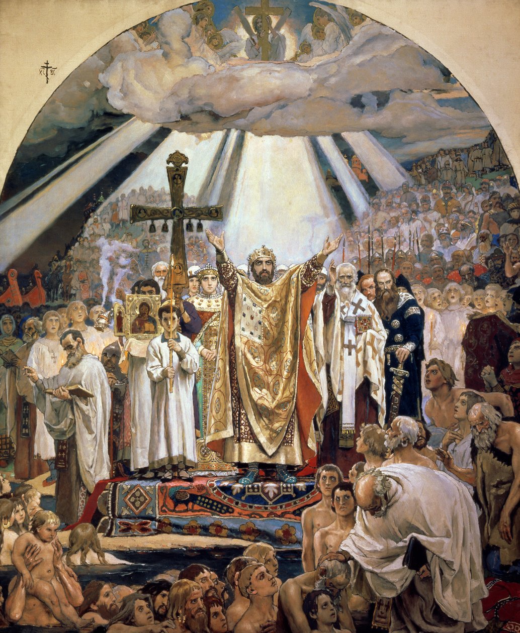 Venäjän kaste, 1885-96 tekijältä Victor Mikhailovich Vasnetsov