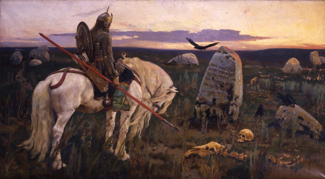 Ritari tienristeyksessä tekijältä Victor Mikhailovich Vasnetsov