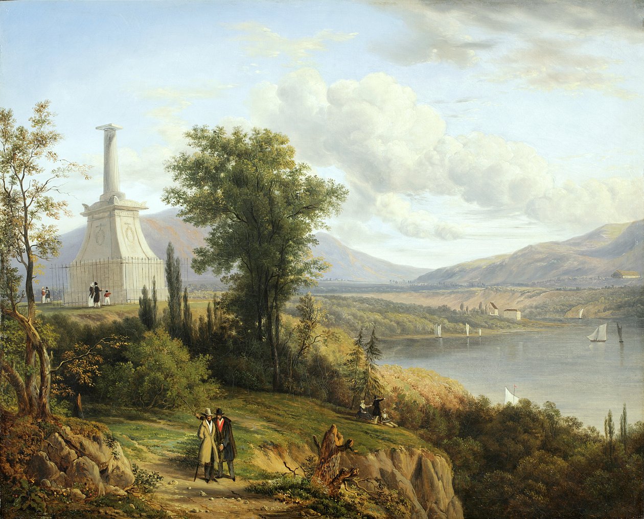 Kosciuszkon muistomerkki, West Point, 1845 tekijältä Victor de Grailly
