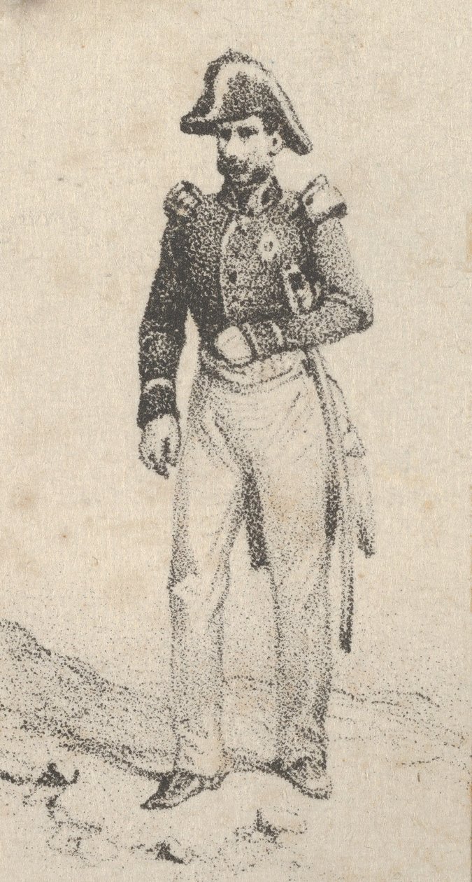 Sotilas, 1800-luvun puoliväli. tekijältä Victor Adam