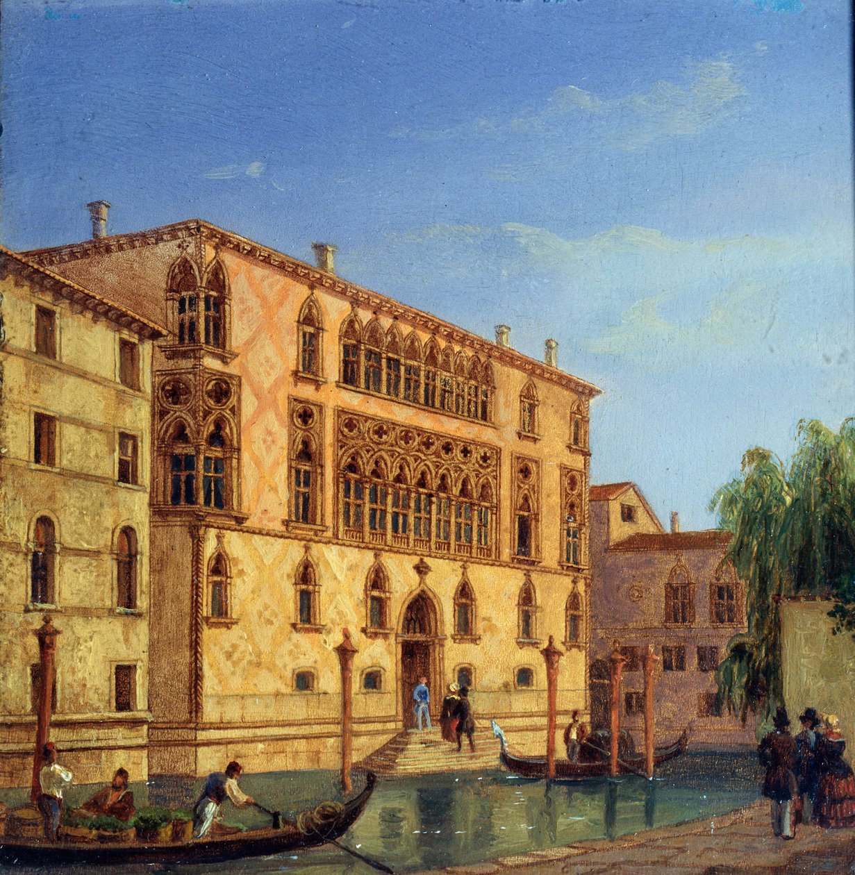 Palazzo Giovanelli, 1800-luku tekijältä Victor Adam
