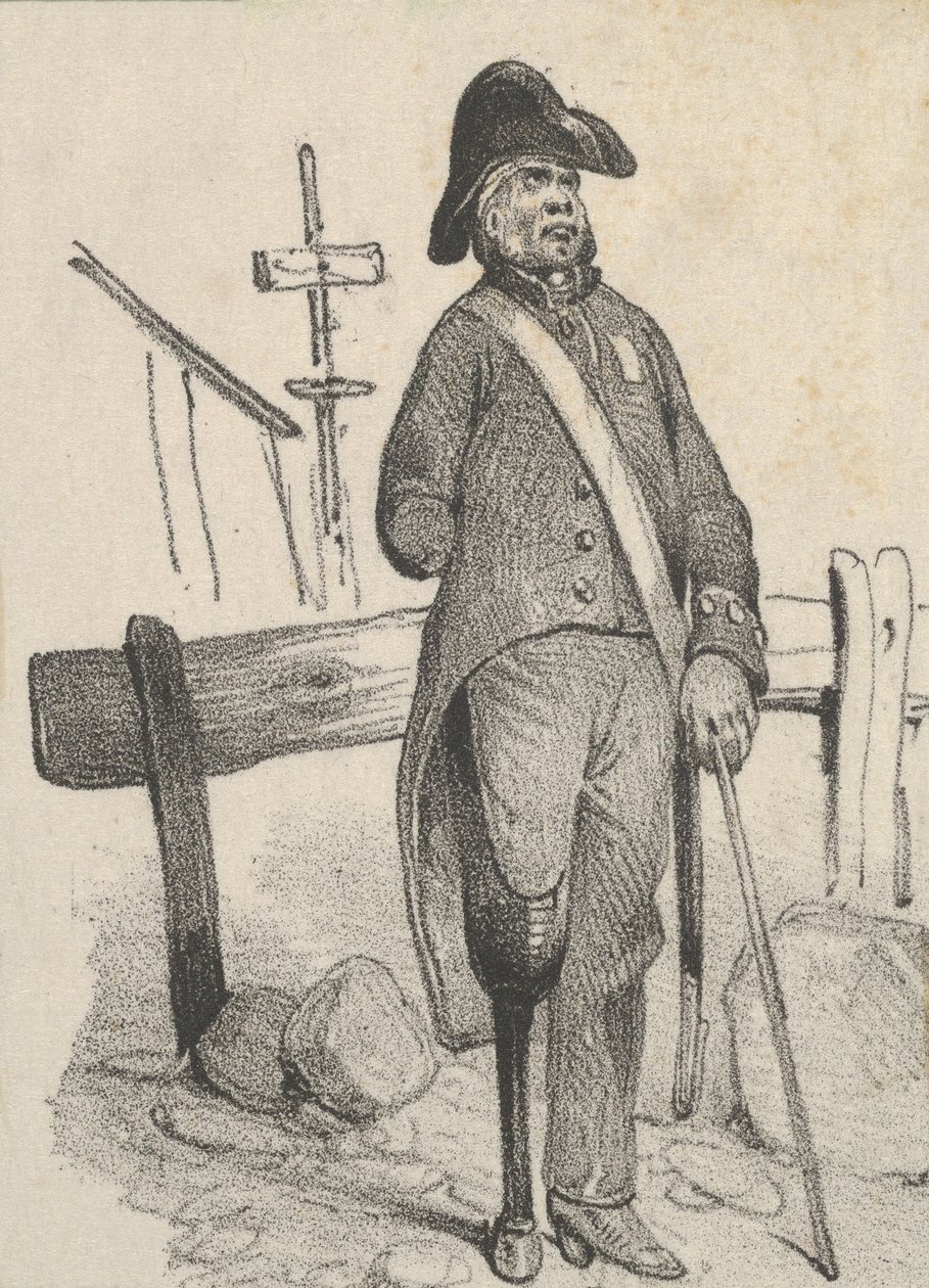 Sotilas jalan kanssa, 1800-luvun puoliväli. tekijältä Victor Adam