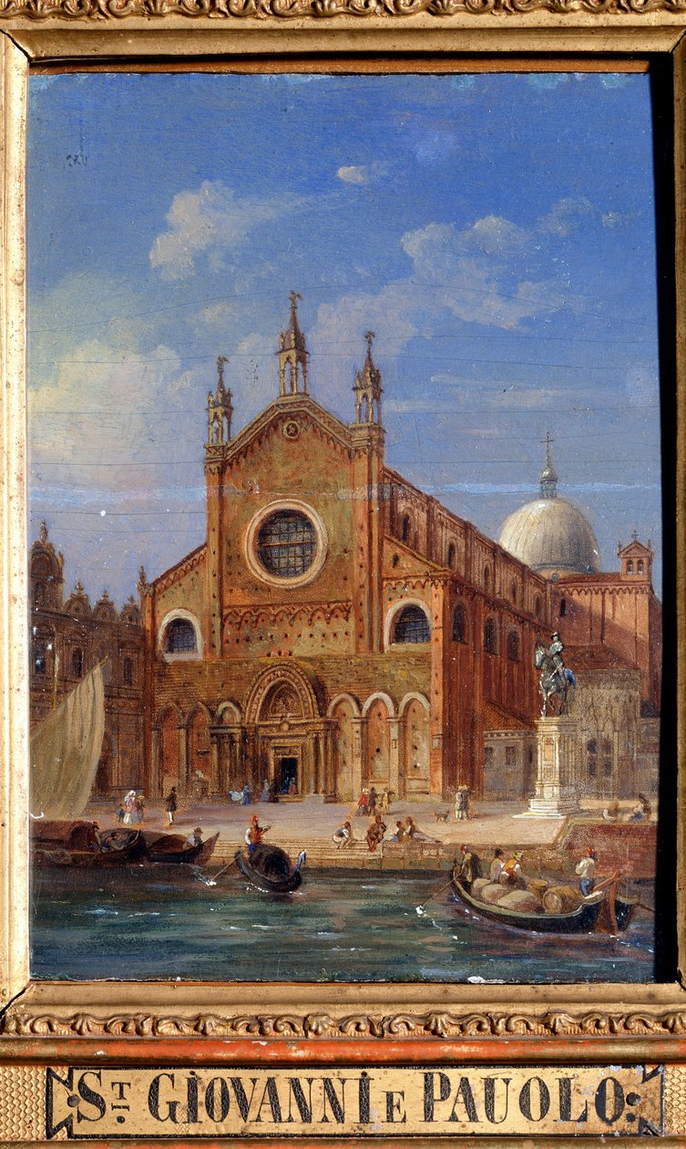 Santi Giovanni e Paolo San Zanipolon kirkko, 1800-luku tekijältä Victor Adam