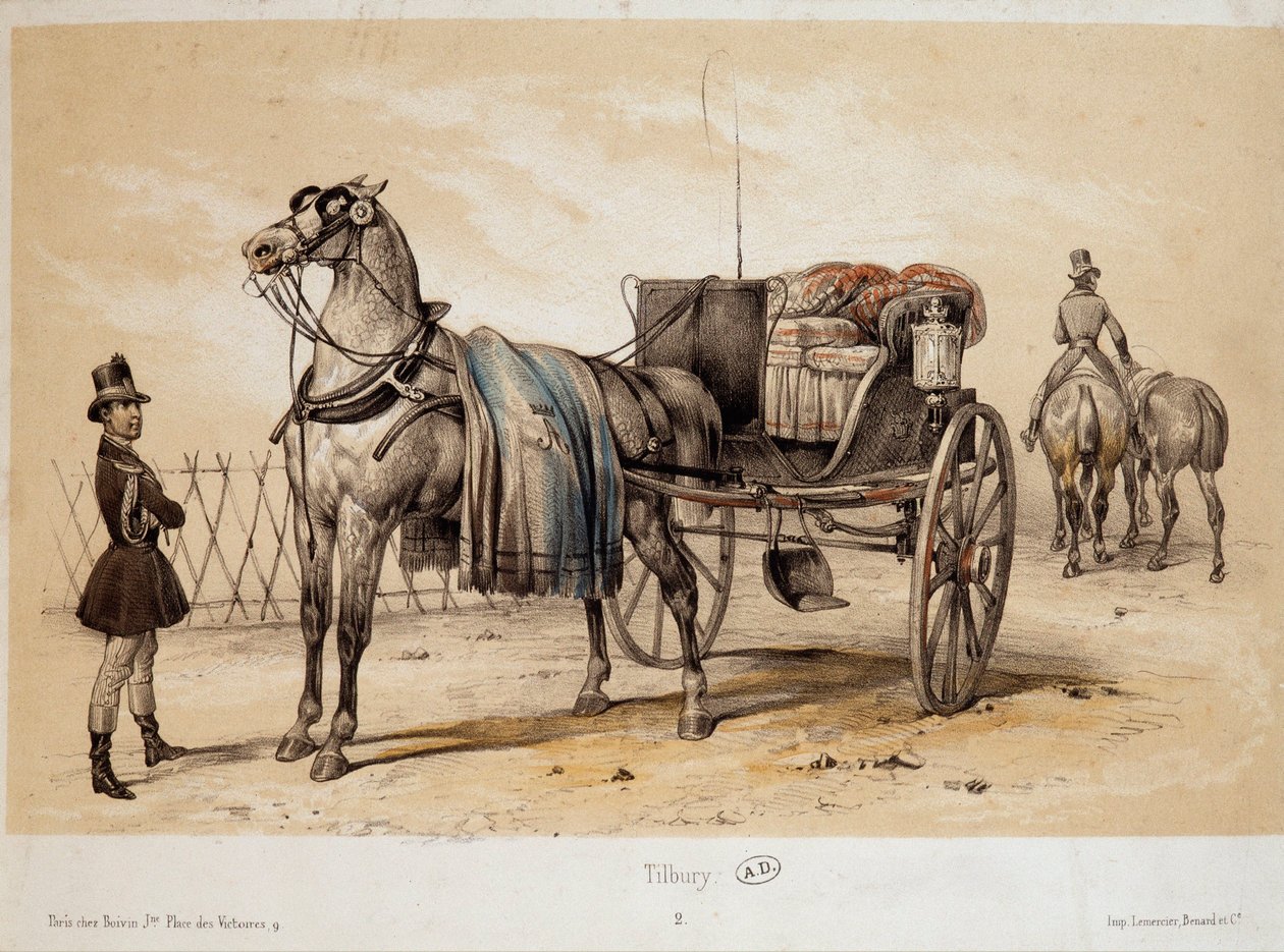 Tilbury - Adamin litografia, n. 1840 tekijältä Victor Adam