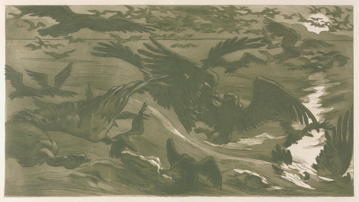 Petolinnut, 1893. tekijältä Victor Emile Prouve