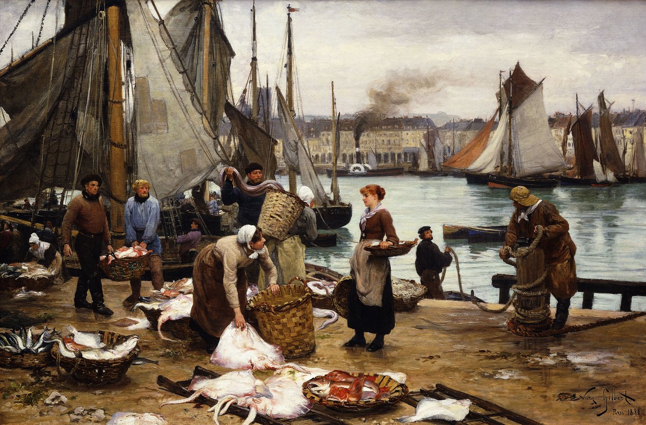 Saaliin purkaminen, 1881 tekijältä Victor Gabriel Gilbert