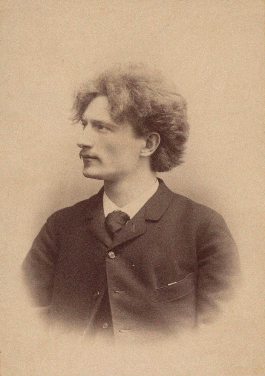 Muotokuva säveltäjä Ignacy Jan Paderewskista 1860-1941, 1889-1890. tekijältä Victor Girard