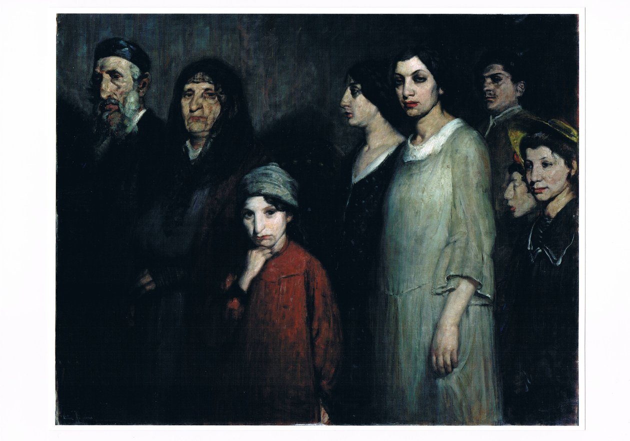 Siirtolaiset, n.1910 (öljy kankaalle). tekijältä Victor Hageman