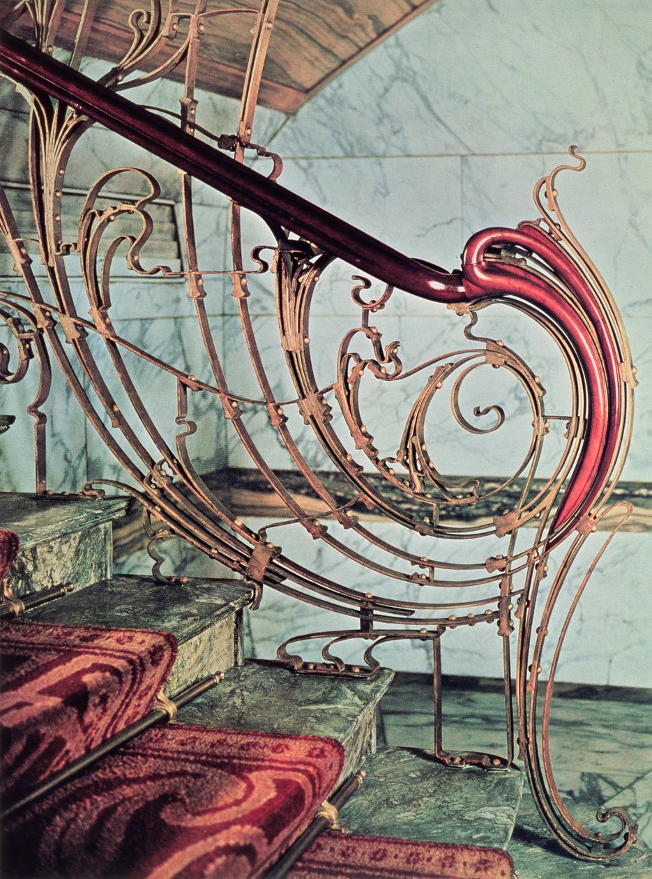 Bannister tekijältä Victor Horta