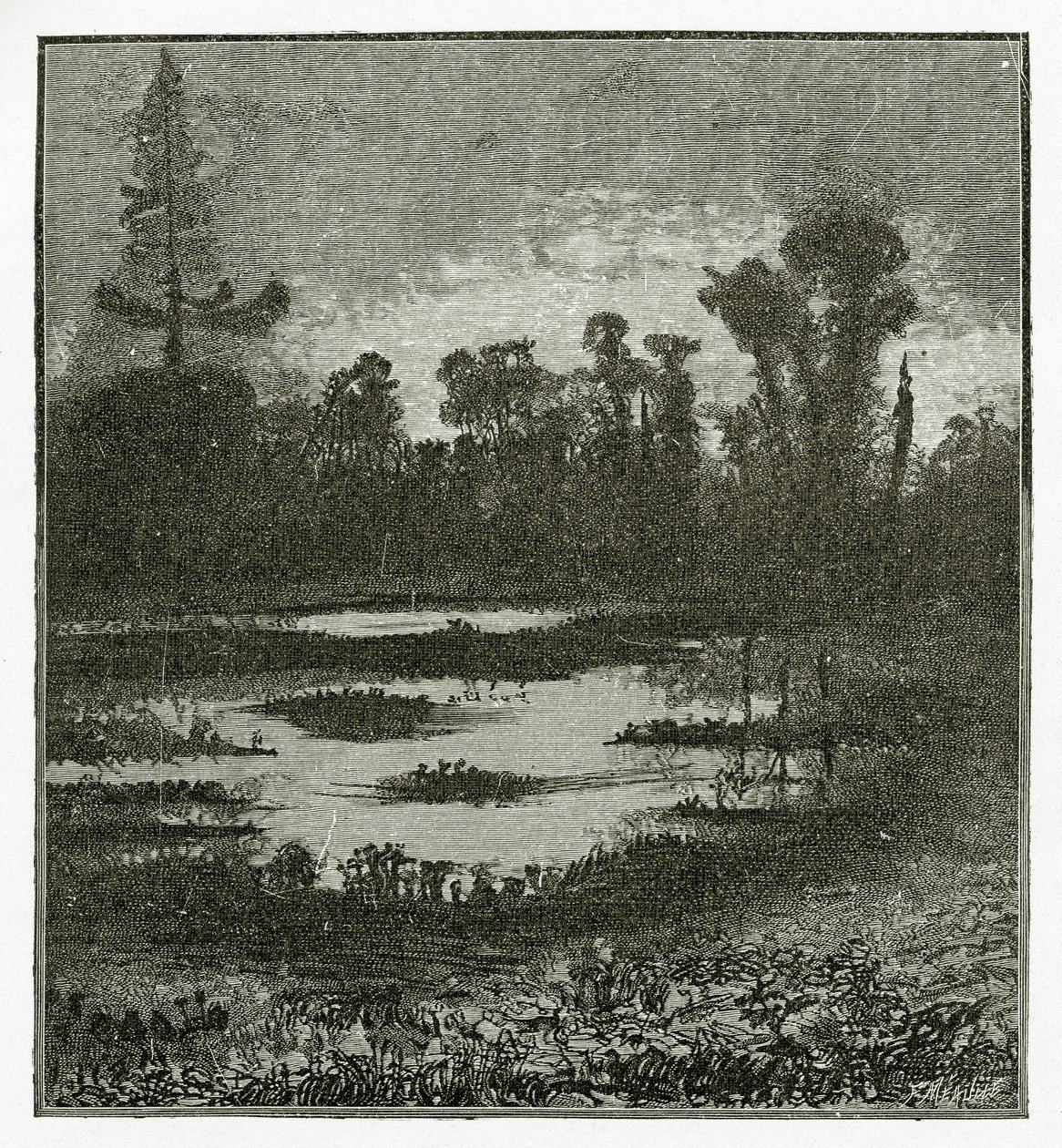 Les Chants du Crépuscule, 1800-luku (bw-kaiverrus) tekijältä Victor Hugo