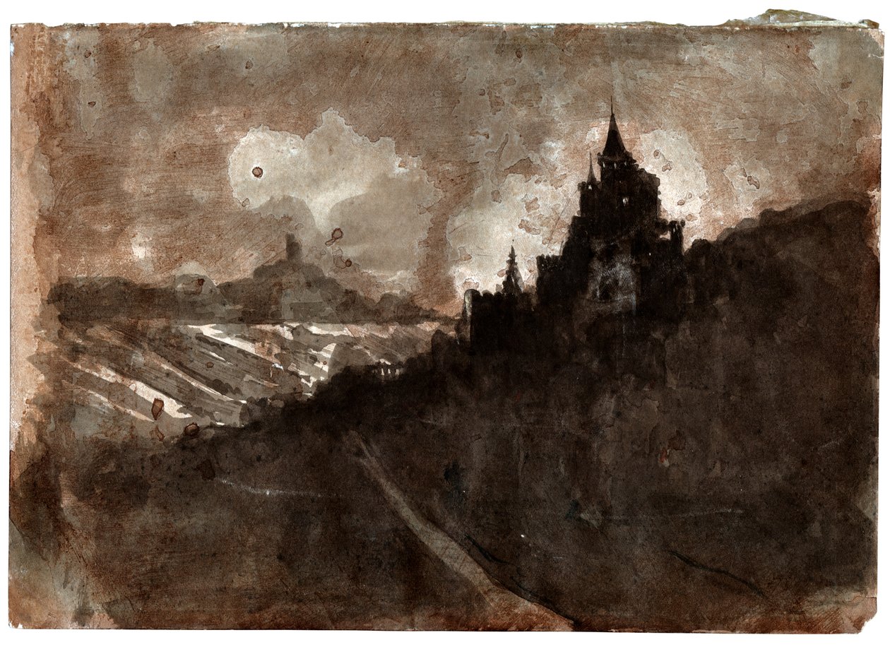Reinin laakso, noin 1850 tekijältä Victor Hugo