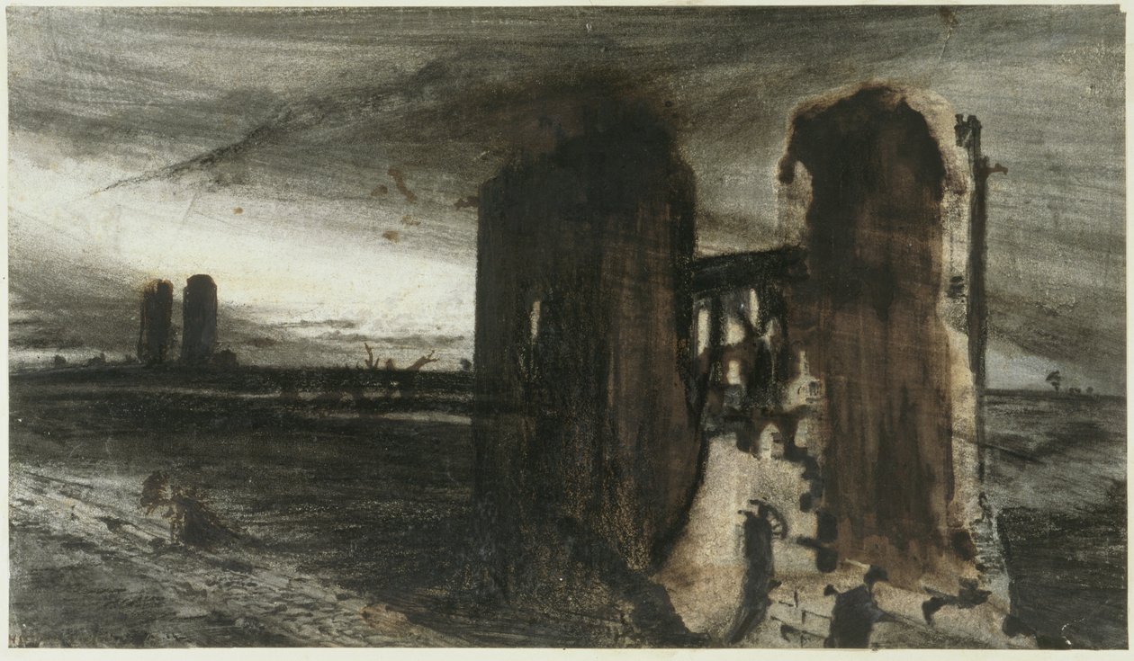 Rauniot maisemassa, 1870 tekijältä Victor Hugo