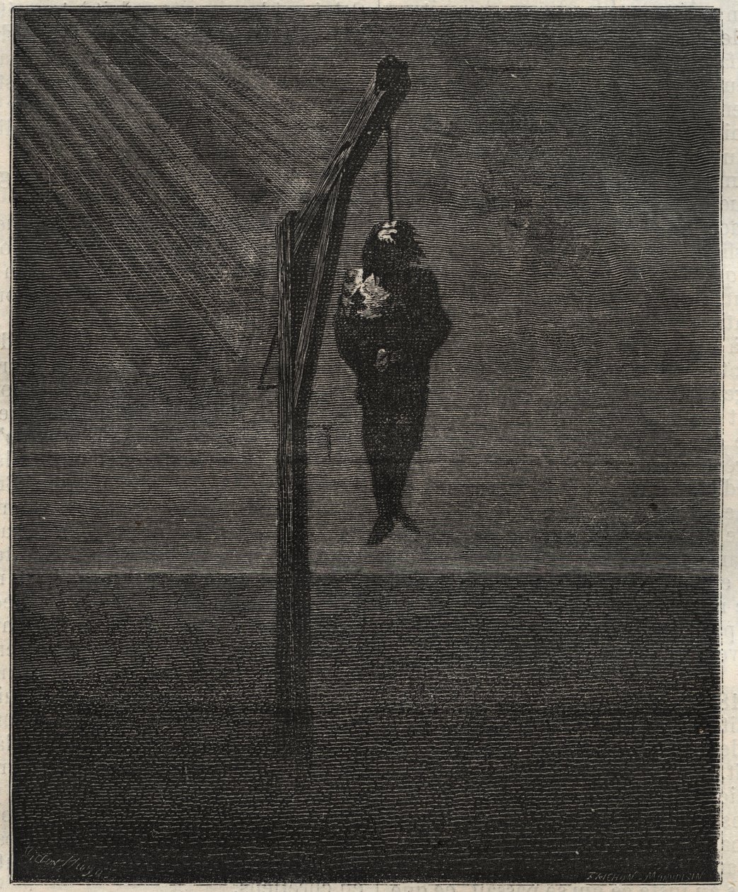 John Brownin hirttäminen - hirttäminen 2. joulukuuta tekijältä Victor Hugo