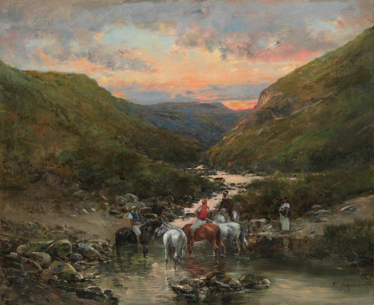 Roko lähellä Biskraa, 18901900. tekijältä Victor Huguet