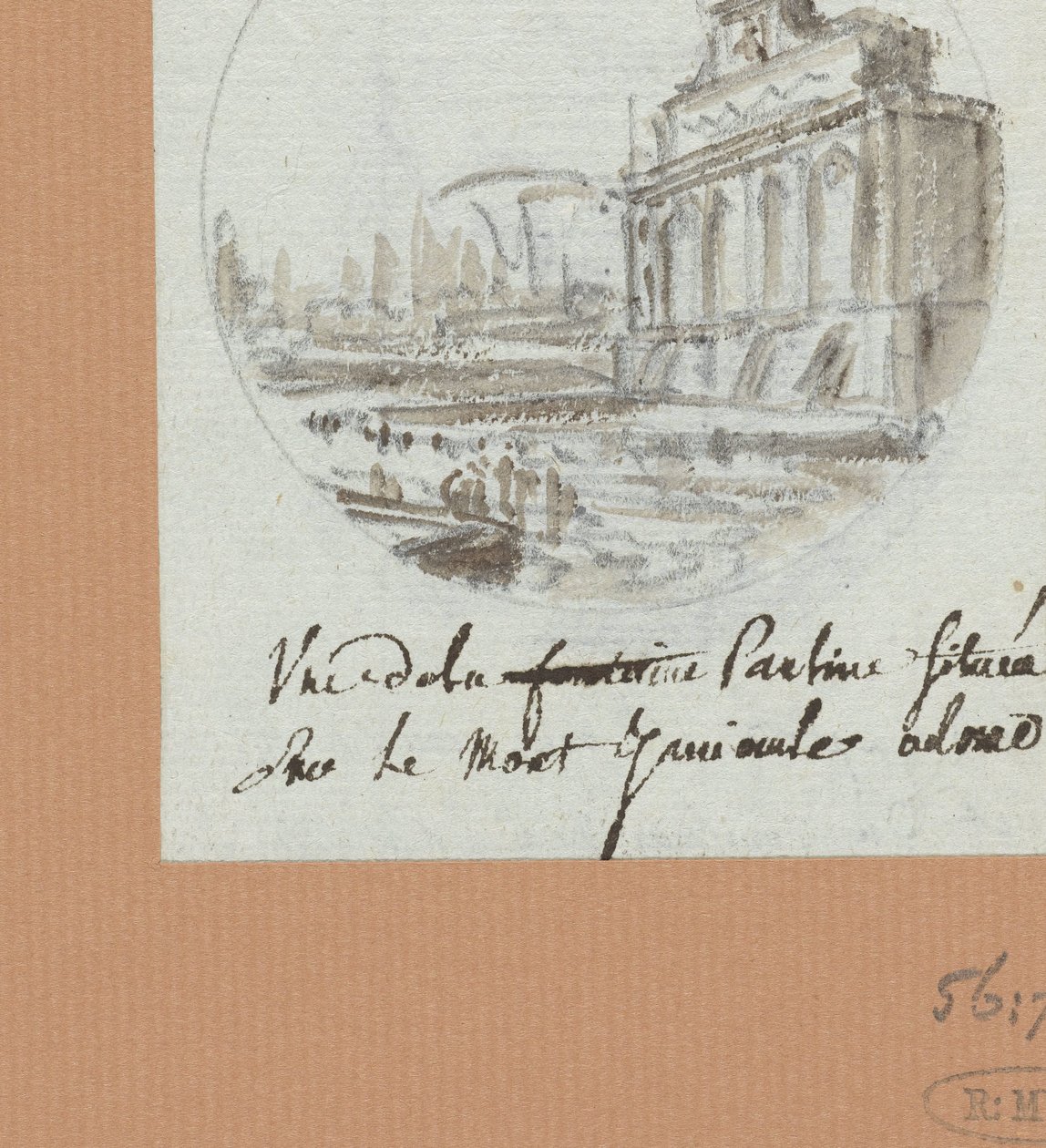 De Aqua Paolo, der Brunnen auf dem Janiculus tekijältä Victor Jean Nicolle