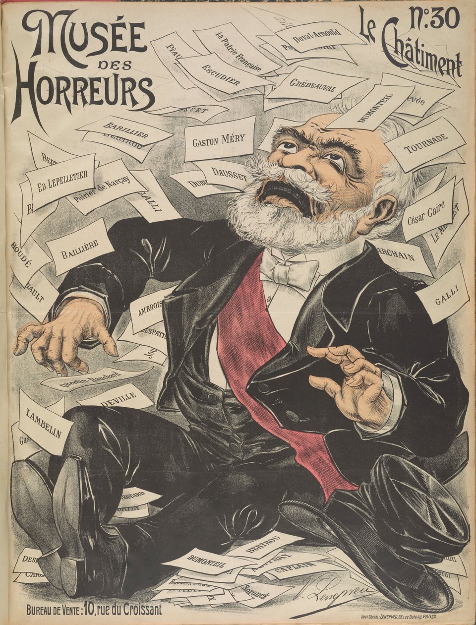Kauhumuseo Kauhujen galleria: Émile Loubet, 1899. tekijältä Victor Lenepveu