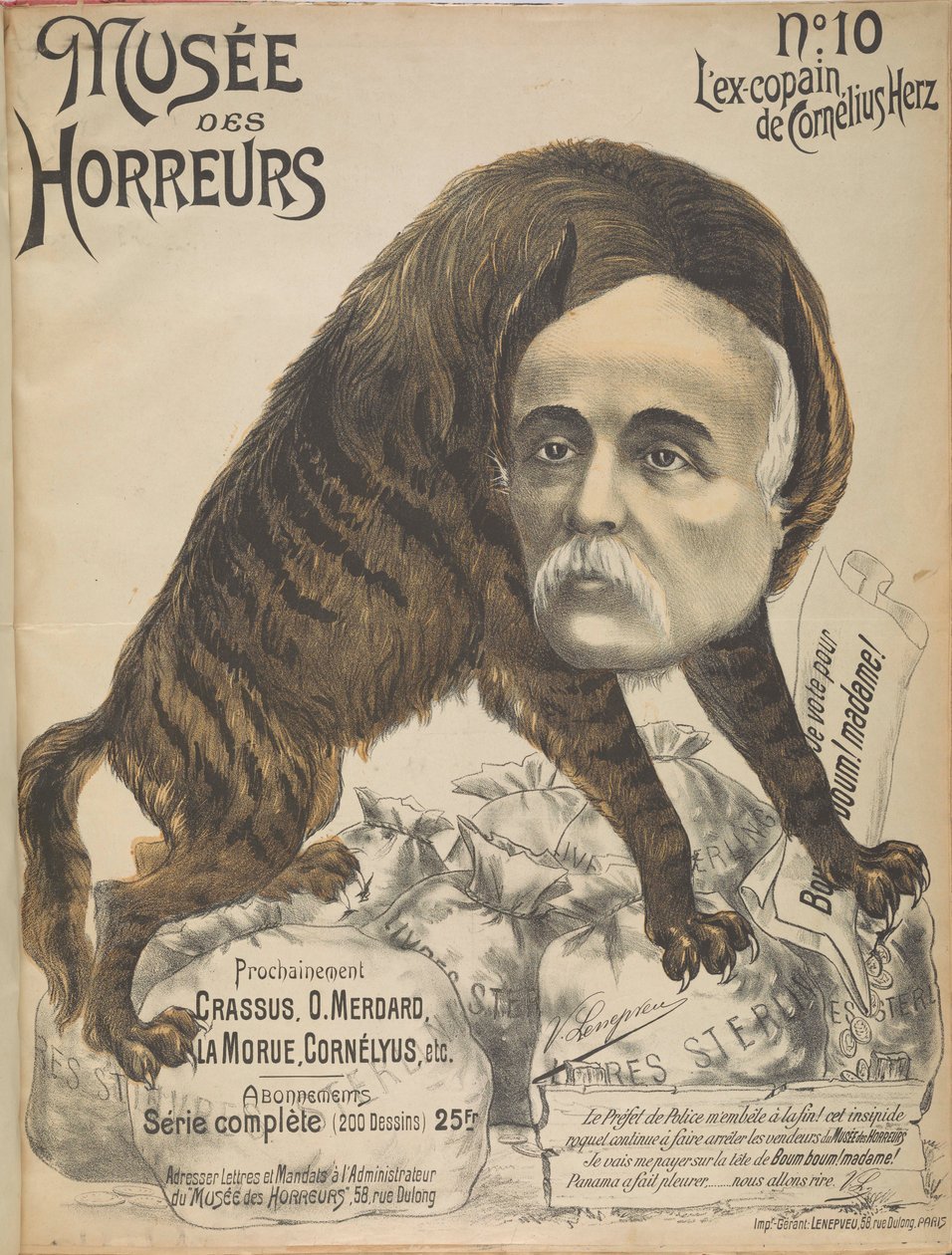 Kauhumuseo Kauhujen galleria: Georges Clemenceau, 1899. tekijältä Victor Lenepveu