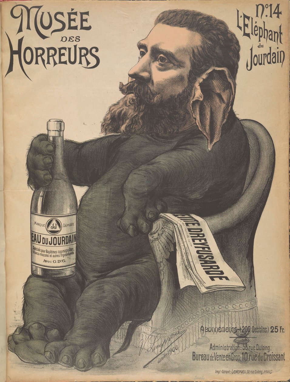 Kauhumuseo Kauhujen galleria: Jean Léon Jaurès, 1899. tekijältä Victor Lenepveu