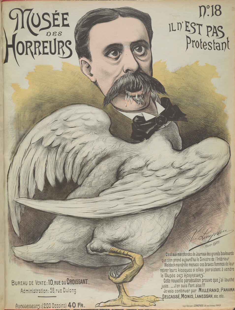 Kauhumuseo Kauhujen galleria: Ludovic Trarieux, 1899. tekijältä Victor Lenepveu