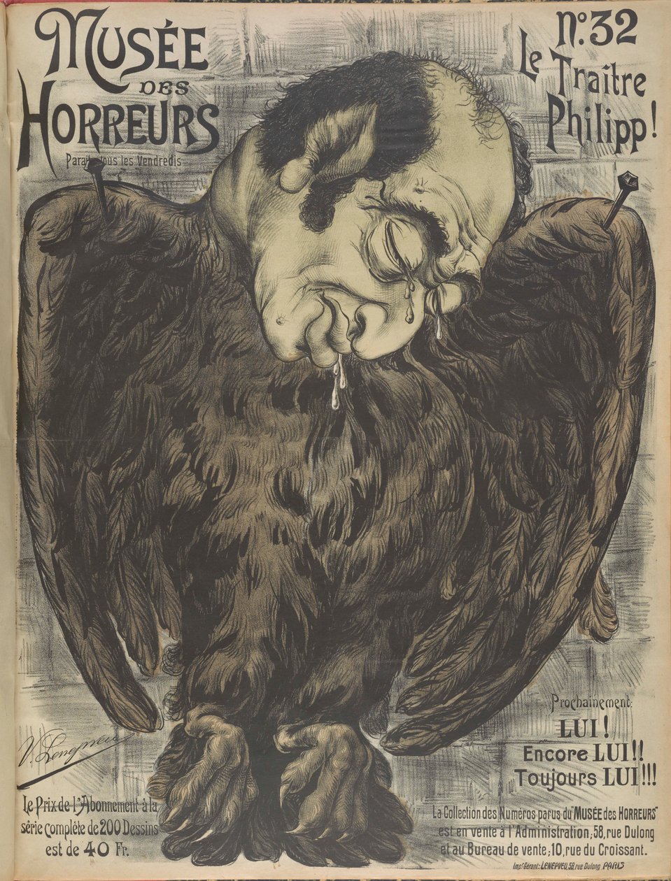 Kauhumuseo Kauhujen galleria: Philippe de Rothschild, 1899. tekijältä Victor Lenepveu