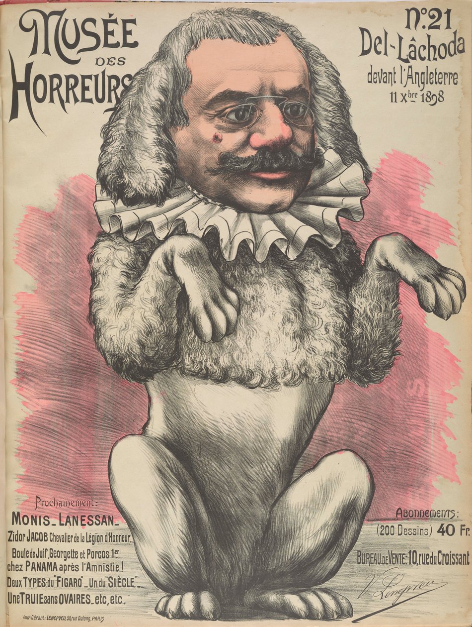 Kauhumuseo Kauhujen galleria: Théophile Delcasse, 1899. tekijältä Victor Lenepveu
