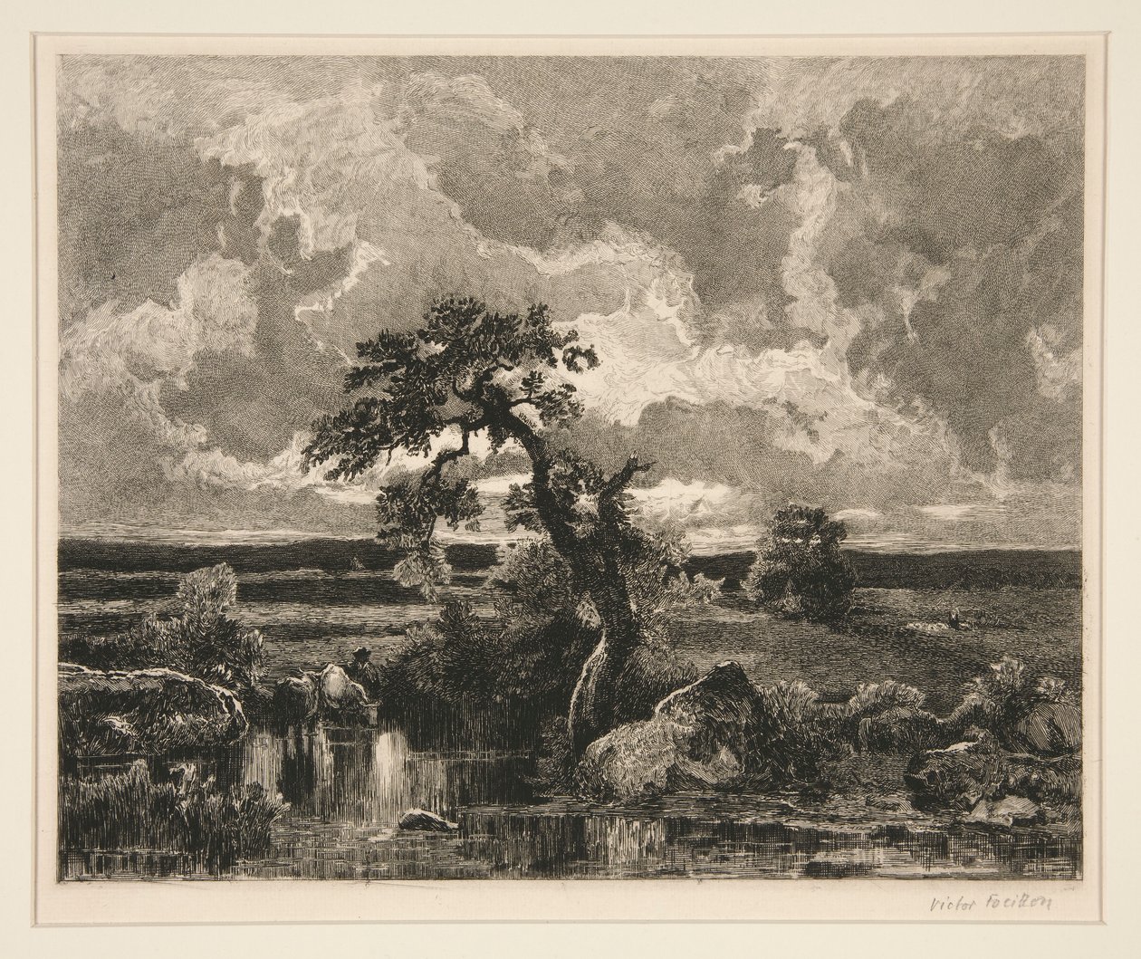 Auringonlasku tekijältä Victor Louis Focillon
