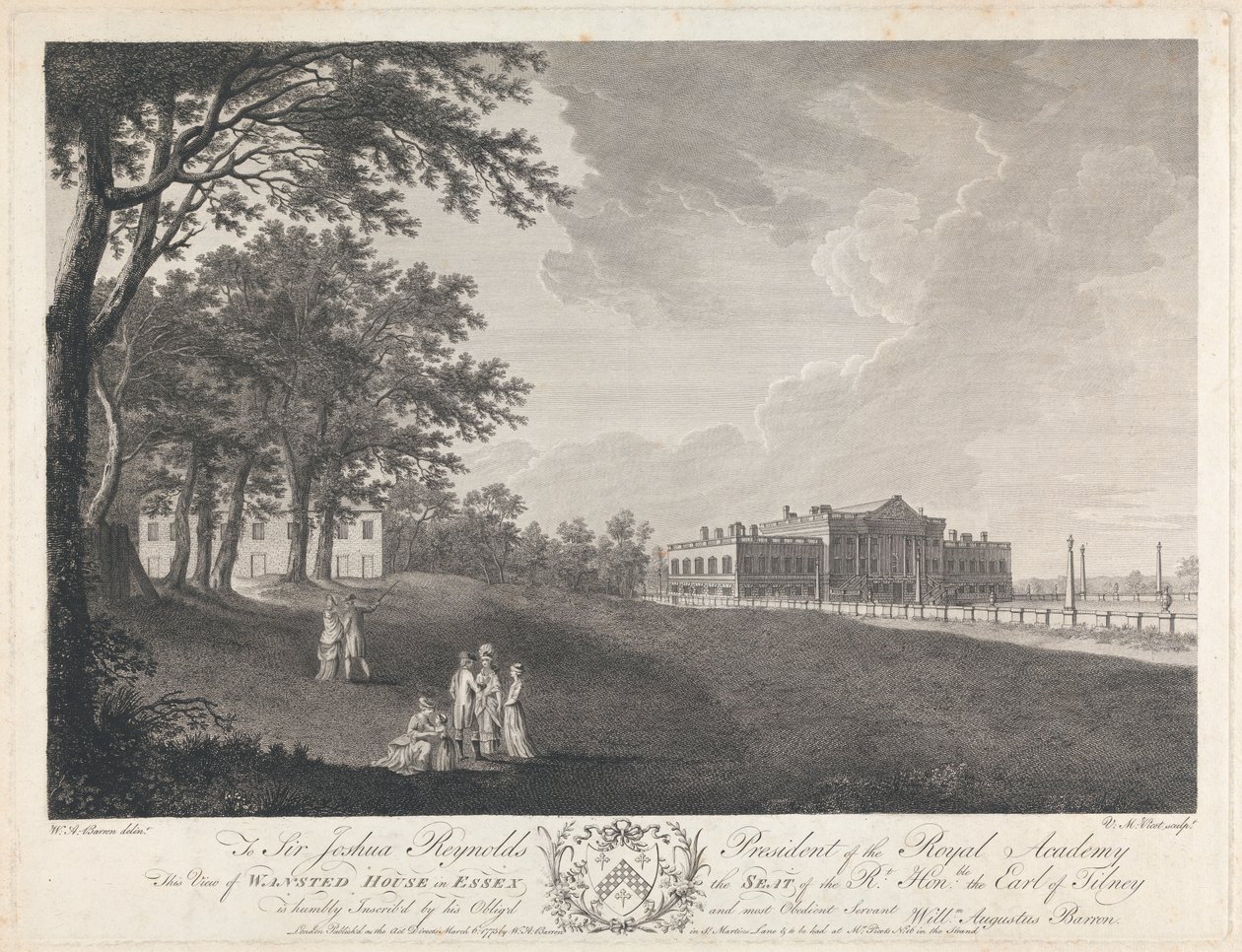 Wanstead House Essexissä tekijältä Victor Marie Picot