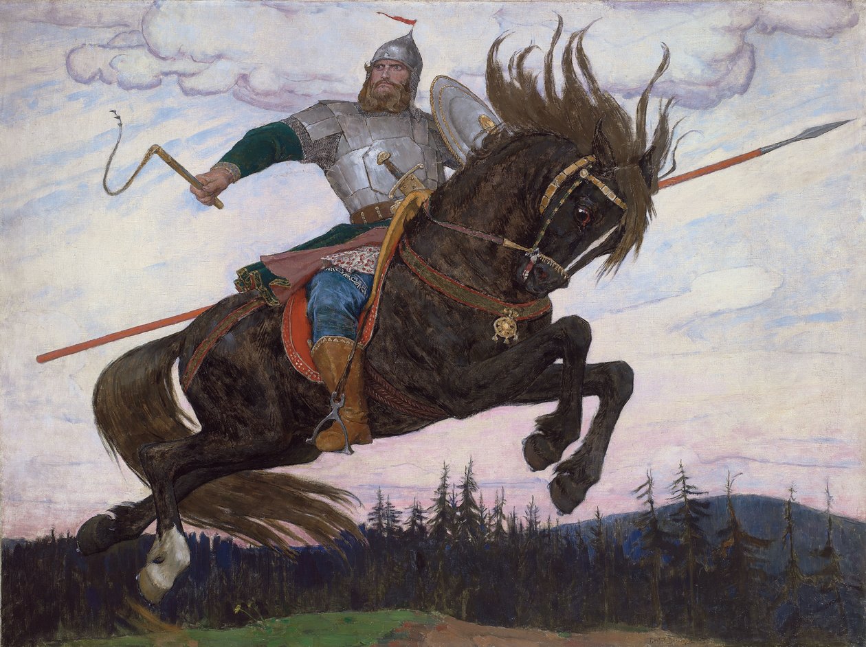 Bogatyr, 1920 tekijältä Victor Mikhailovich Vasnetsov