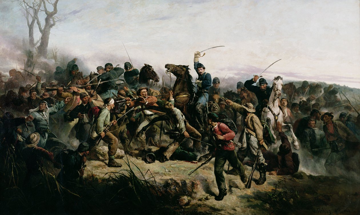 Luutnantti Henry B. Hiddenin ratsuväen panos, 1862 tekijältä Victor Nehlig