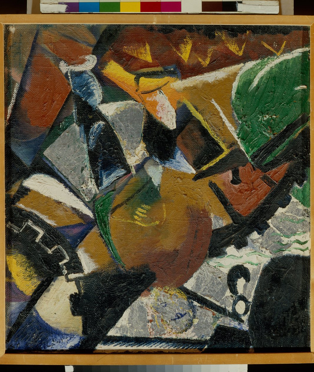 ""Sävellys"" Peinture de Viktor Palmov (1888-1929) - 1921 - Öljy kankaalle - Venäjän valtionmuseo, Pietari tekijältä Victor Nikandrovich Palmov