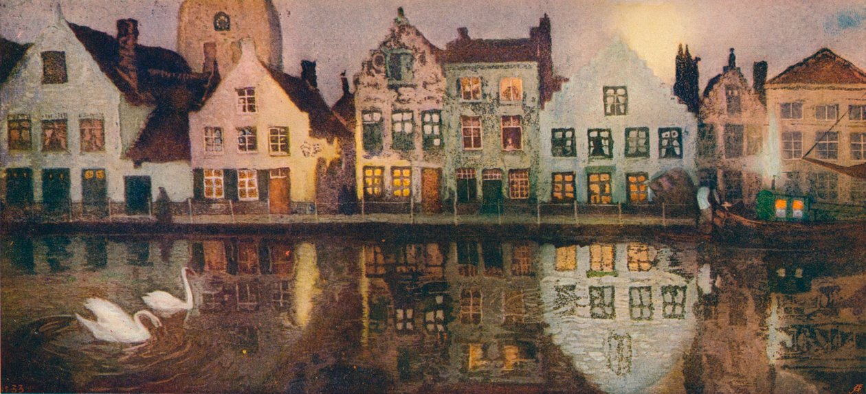 "Vanha pengerrys Bruggessa", 1890 tekijältä Victor Olivier Gilsoul