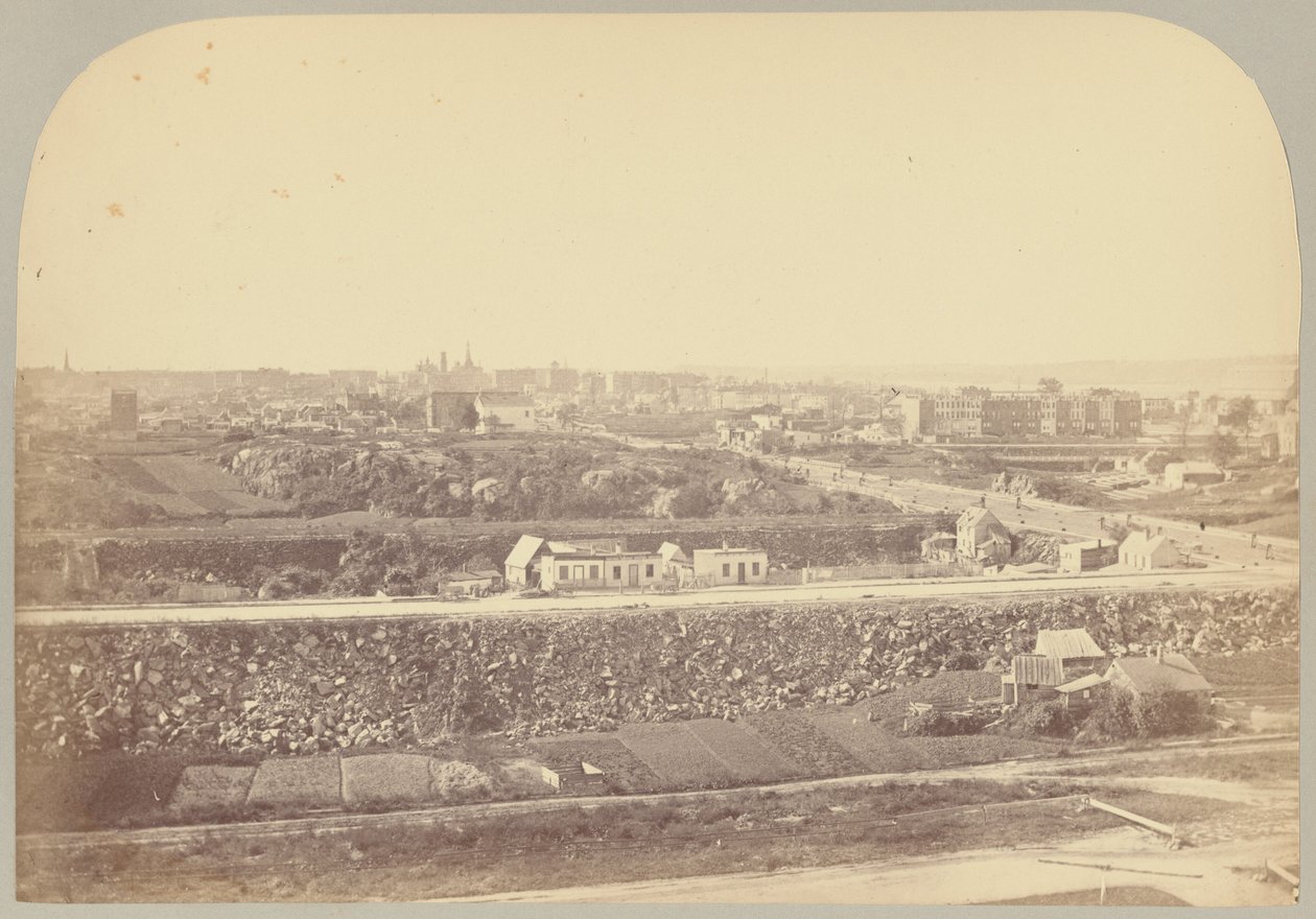Pl. XVII. Panoraamanäkymä museon länteen tekijältä Victor Prevost, Gaston L. Feuardent and Co., New York