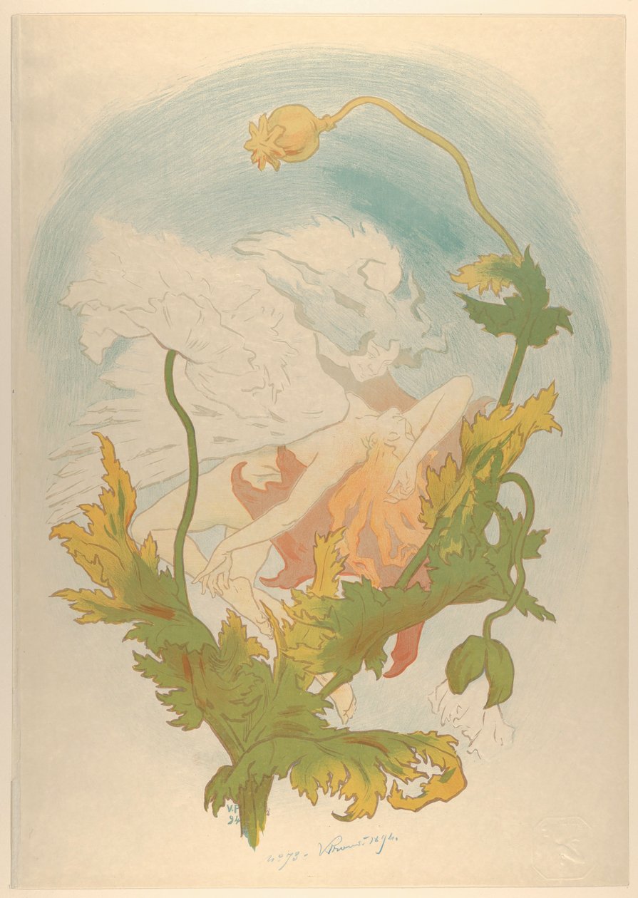 Oopium, 1894. tekijältä Victor Prouvé