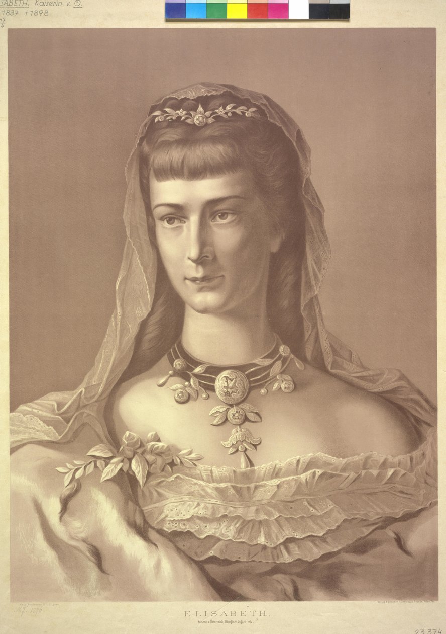 Itävallan keisarinna Elisabeth tekijältä Victor Tilgner