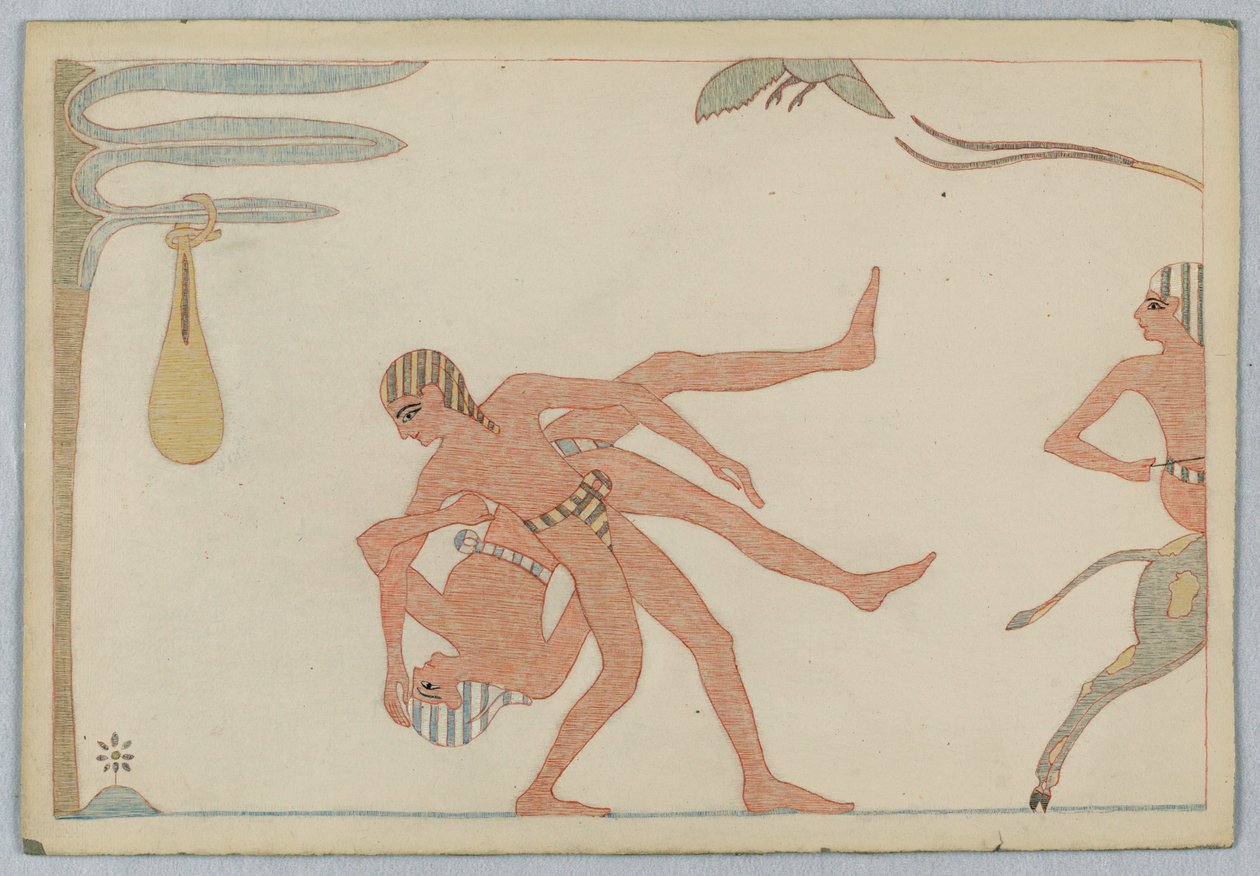 The Thieves and the Ass, kuvitus Aisopoksen taruille tekijältä Victor Wilbour