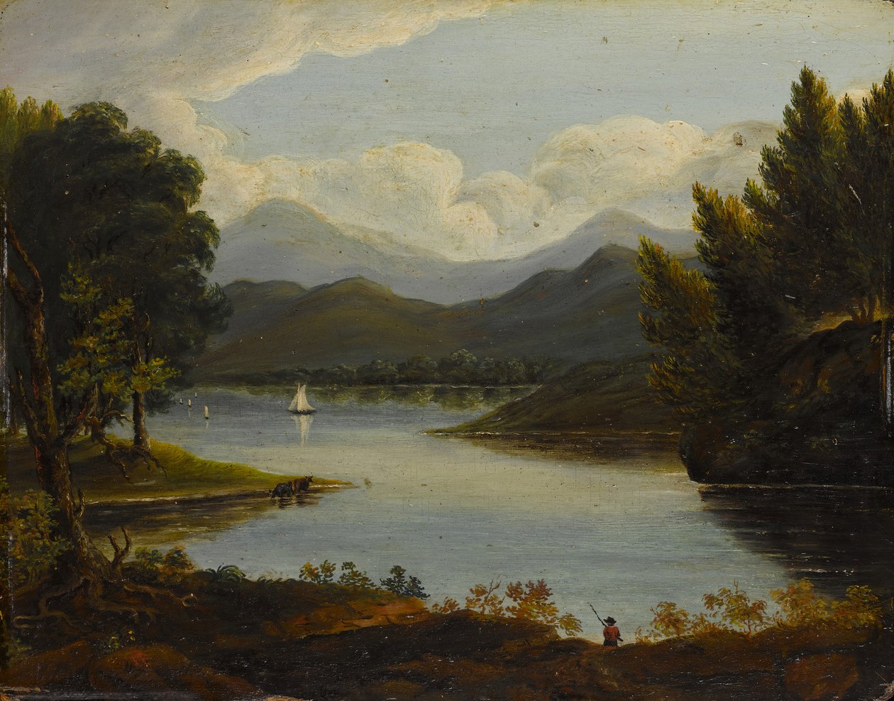Hudson-joen kohtaus, 1830-50. tekijältä Victor de Grai